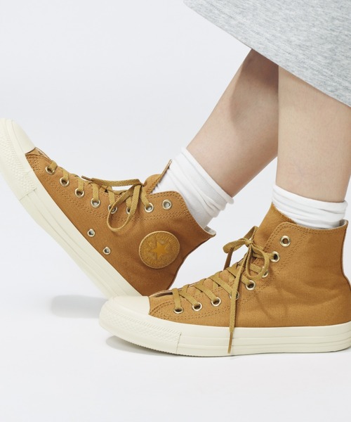 CONVERSE(コンバース)の「コンバース オールスター GOLDLOGOPATCH HI(スニーカー・レディース・キャメル・23.0cm/23.5cm/24.0cm/24.5cm/25.0cm/25.5cm/26.0cm)」の1枚目の写真