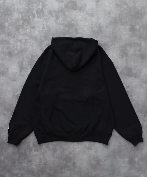 The Endless Summer（エンドレスサマー）の「TES HUNTINGTON COLLEGE SWEAT PARKA / スウェットパーカー（パーカー・メンズ・チャコール/ベージュ/ネイビー/ブラック/グレー・SMALL/MEDIUM/LARGE/X-LARGE）」の9枚目の写真