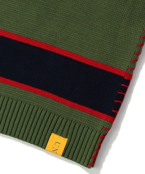 UNION（UNION TOKYO）（ユニオン）の「UNION TOKYO  PETTY SWEATER ユニオントーキョー（ニット/セーター・メンズ・オリーブ/ブラック・L/XL/S/M）」の20枚目の写真