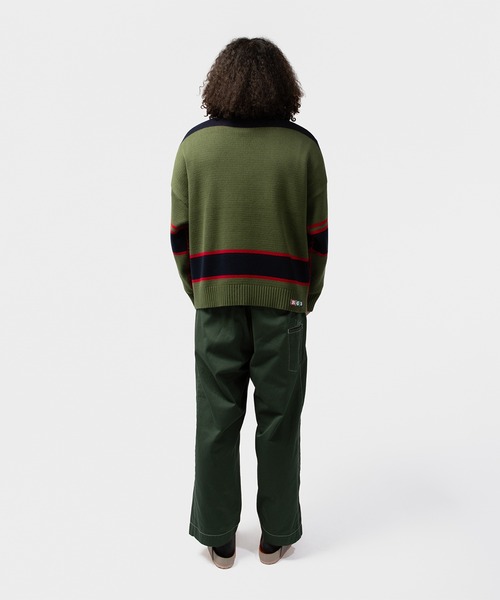 UNION（UNION TOKYO）（ユニオン）の「UNION TOKYO  PETTY SWEATER ユニオントーキョー（ニット/セーター・メンズ・オリーブ/ブラック・L/XL/S/M）」の17枚目の写真
