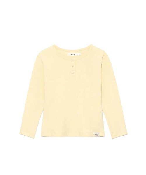 GLOWNY(グロウニ―)の「3/4 BUTTON FLY TEE(Tシャツ/カットソー・レディース・ホワイト/ブラック/グレー/ブルー/イエロー系/グリーン系その他/ブラウン/ピンク・SMALL/MEDIUM/LARGE/X-SMALL/X-LARGE)」の7枚目の写真