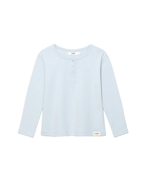GLOWNY(グロウニ―)の「3/4 BUTTON FLY TEE(Tシャツ/カットソー・レディース・ホワイト/ブラック/グレー/ブルー/イエロー系/グリーン系その他/ブラウン/ピンク・SMALL/MEDIUM/LARGE/X-SMALL/X-LARGE)」の6枚目の写真