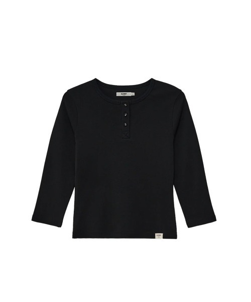 GLOWNY(グロウニ―)の「3/4 BUTTON FLY TEE(Tシャツ/カットソー・レディース・ホワイト/ブラック/グレー/ブルー/イエロー系/グリーン系その他/ブラウン/ピンク・SMALL/MEDIUM/LARGE/X-SMALL/X-LARGE)」の9枚目の写真