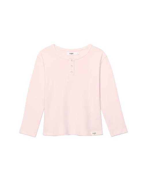 GLOWNY(グロウニ―)の「3/4 BUTTON FLY TEE(Tシャツ/カットソー・レディース・ホワイト/ブラック/グレー/ブルー/イエロー系/グリーン系その他/ブラウン/ピンク・SMALL/MEDIUM/LARGE/X-SMALL/X-LARGE)」の11枚目の写真
