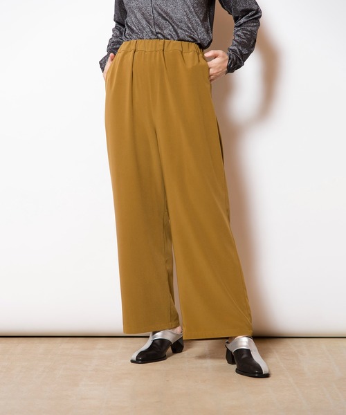 OSMOSIS（オズモーシス）の「レイヤードパンツ（その他パンツ・レディース・グレイッシュベージュ/カーキ/ブラック・ONE SIZE）」の10枚目の写真