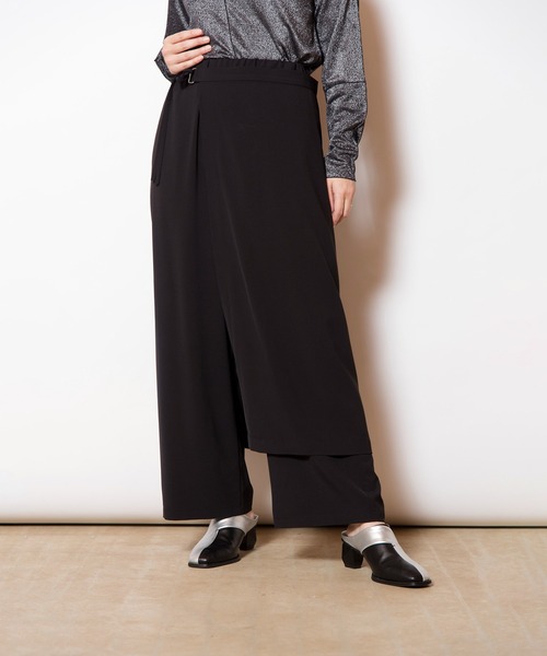 OSMOSIS（オズモーシス）の「レイヤードパンツ（その他パンツ・レディース・グレイッシュベージュ/カーキ/ブラック・ONE SIZE）」の13枚目の写真