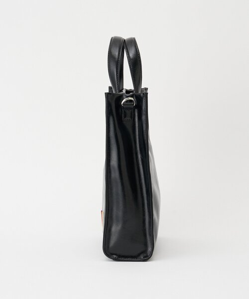 GRAIN(グレイン)の「【GRAIN/グレイン】ワッペンロゴフェイクレザートートバッグ(トートバッグ・レディース・ブラック・FREE)」の13枚目の写真