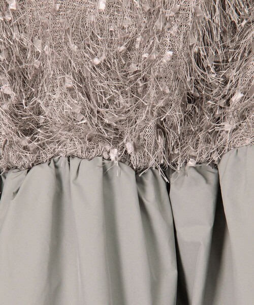 MICO COULIER（ミコクリエ）の「フラッグヤーンインレイベスト（シャツ/ブラウス・レディース・ブラック/グレー・38）」の21枚目の写真