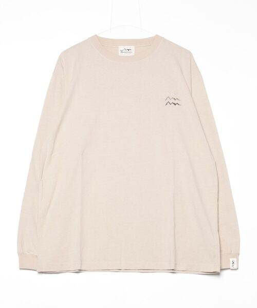 MANASTASH(マナスタッシュ)の「MANASTASH/マナスタッシュ/MANASTASH EMB LOGO L/S TEE(Tシャツ/カットソー・メンズ・ブラック/ベージュ/ホワイト/ネイビー・XL/M/S/L)」の3枚目の写真