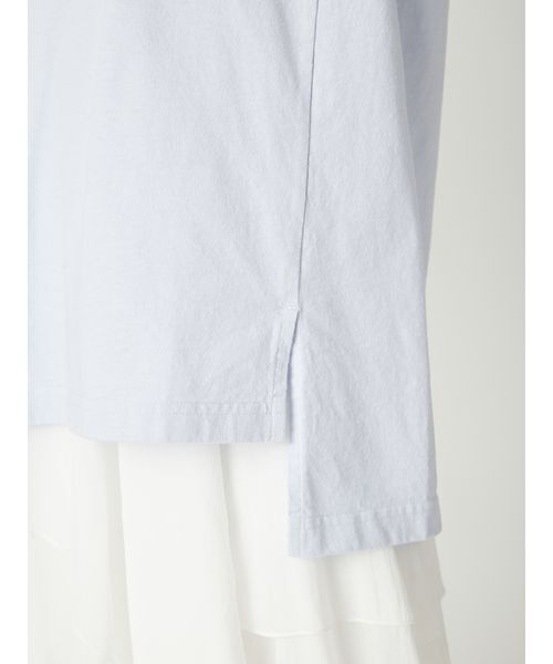 FRAY I.D（フレイアイディー）の「【Champion】オフショルロングTシャツ（Tシャツ/カットソー・レディース・ブラウン/ライトブルー/ホワイト・F）」の11枚目の写真