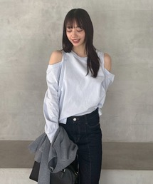 FRAY I.D | 【Champion】オフショルロングTシャツ(Tシャツ/カットソー)