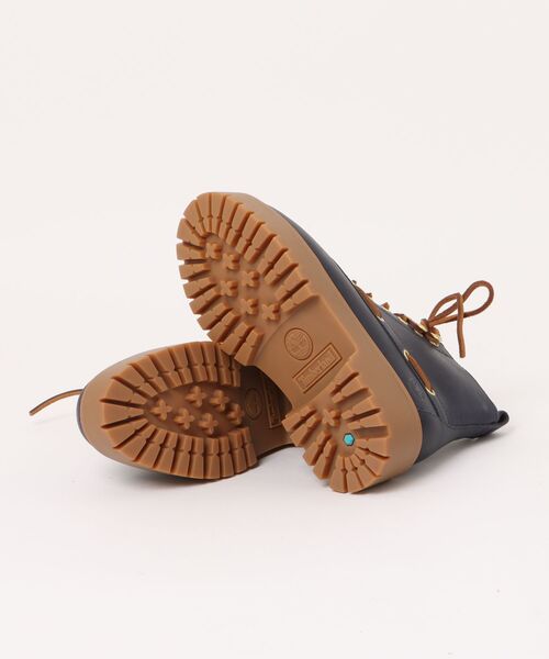 Timberland(ティンバーランド)の「Timberland ティンバーランド STONE STREET MID LACE BOOT レディースブーツ レースアップ 厚底(ストーンストリートミッドレースブーツ) 0A27YZ ダークブルー(ブーツ・レディース・ダークブルー・22.5cm/23.0cm/23.5cm/24.0cm/24.5cm/25.0cm)」の3枚目の写真