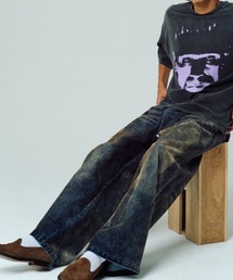 【ADAMPATEK/アダムパテック】velour dust wide pants ワイドパンツ