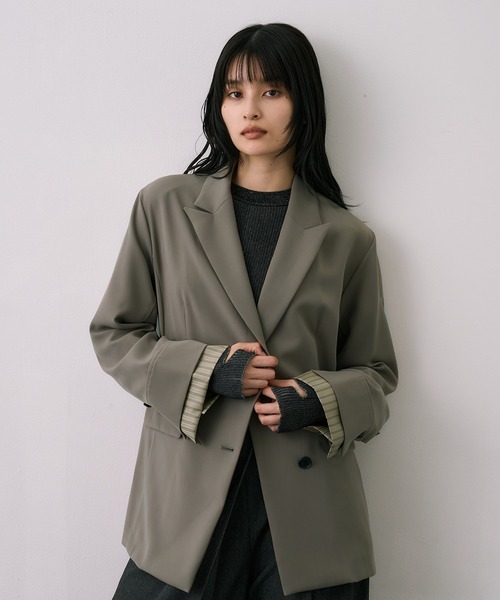 4WAY】ベルトテーラードジャケット｜ウォッシャブル/防シワ