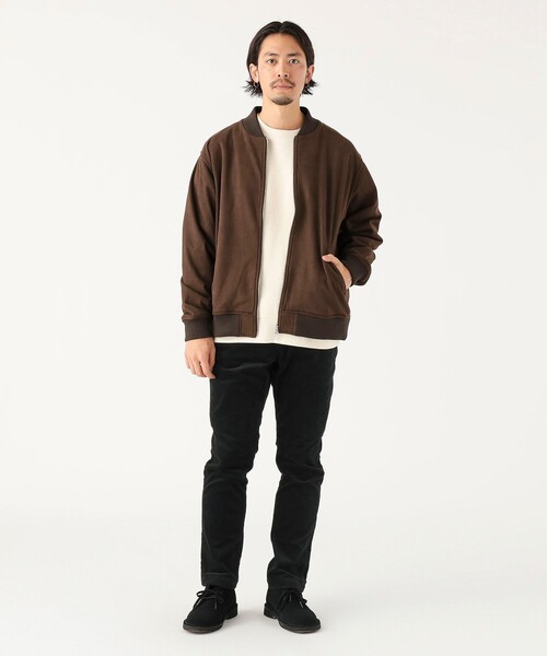 B:MING by BEAMS(ビーミングバイビームス)の「フェイク スウェード ジップ ブルゾン(ブルゾン・メンズ・ダークブラウン/チャコールグレー・X-LARGE/LARGE/MEDIUM/SMALL)」の3枚目の写真