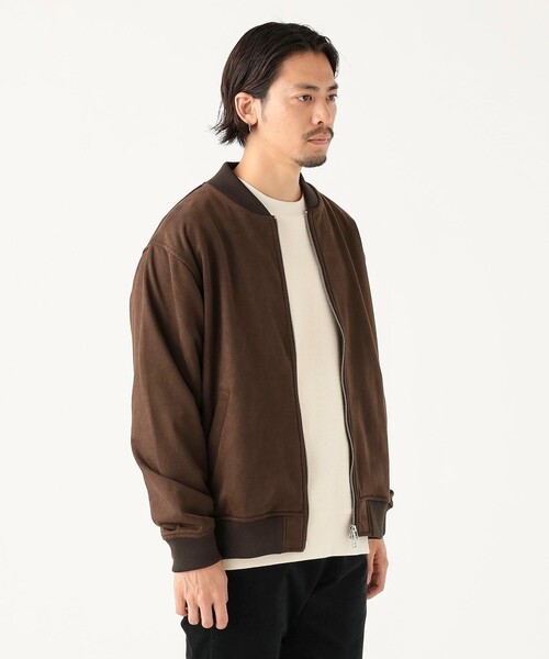 B:MING by BEAMS(ビーミングバイビームス)の「フェイク スウェード ジップ ブルゾン(ブルゾン・メンズ・ダークブラウン/チャコールグレー・X-LARGE/LARGE/MEDIUM/SMALL)」の4枚目の写真