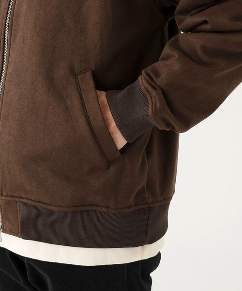 B:MING by BEAMS(ビーミングバイビームス)の「フェイク スウェード ジップ ブルゾン(ブルゾン・メンズ・ダークブラウン/チャコールグレー・X-LARGE/LARGE/MEDIUM/SMALL)」の14枚目の写真