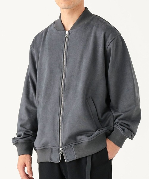 B:MING by BEAMS(ビーミングバイビームス)の「フェイク スウェード ジップ ブルゾン(ブルゾン・メンズ・ダークブラウン/チャコールグレー・X-LARGE/LARGE/MEDIUM/SMALL)」の2枚目の写真