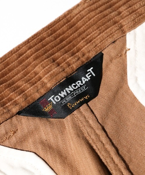 TOWNCRAFT（タウンクラフト）の「TOWNCRAFT / タウンクラフト TWO TUCK TROUSER ツータック（その他パンツ・メンズ・ブラウン/ブラック/グリーン・LARGE/MEDIUM/SMALL）」の8枚目の写真