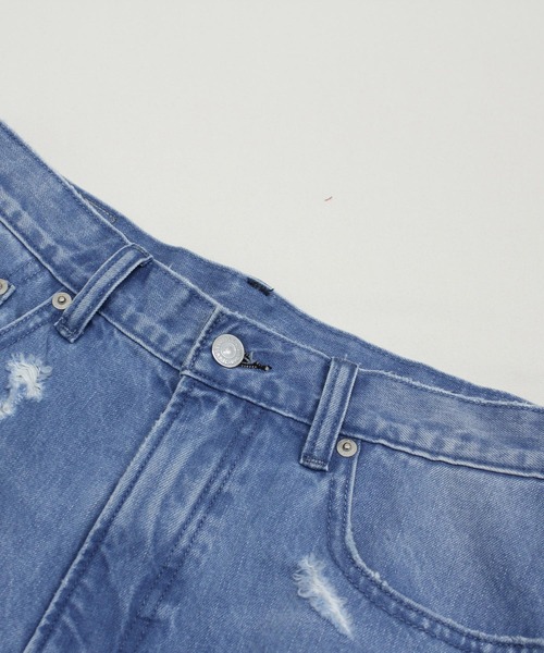 RNA(アールエヌエー)の「R4404 カーゴレイヤード5ポケットパンツ(デニムパンツ・レディース・インディゴブルー/ブラック・MEDIUM)」の14枚目の写真