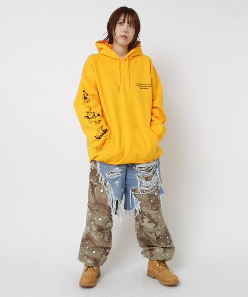 RNA(アールエヌエー)の「R4404 カーゴレイヤード5ポケットパンツ(デニムパンツ・レディース・インディゴブルー/ブラック・MEDIUM)」の5枚目の写真