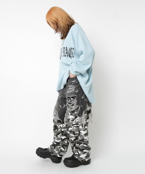 R4404 カーゴレイヤード5ポケットパンツ　RNA　RNAメディア セール】R4404 カーゴレイヤード5ポケットパンツ（デニムパンツ）｜RNA