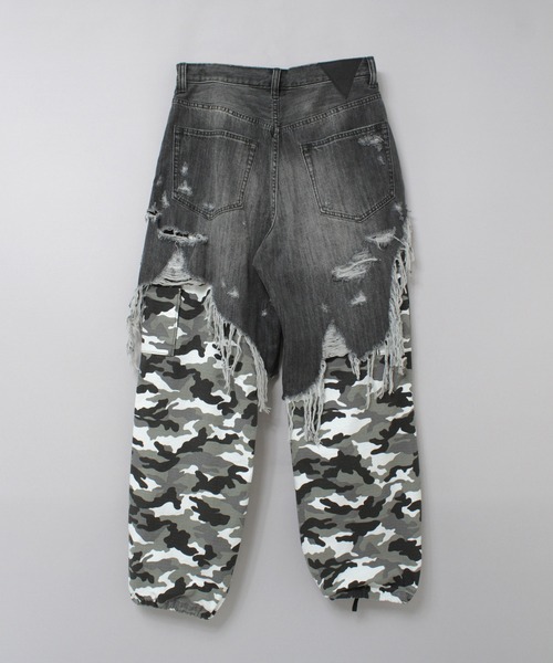 RNA(アールエヌエー)の「R4404 カーゴレイヤード5ポケットパンツ(デニムパンツ・レディース・インディゴブルー/ブラック・MEDIUM)」の20枚目の写真