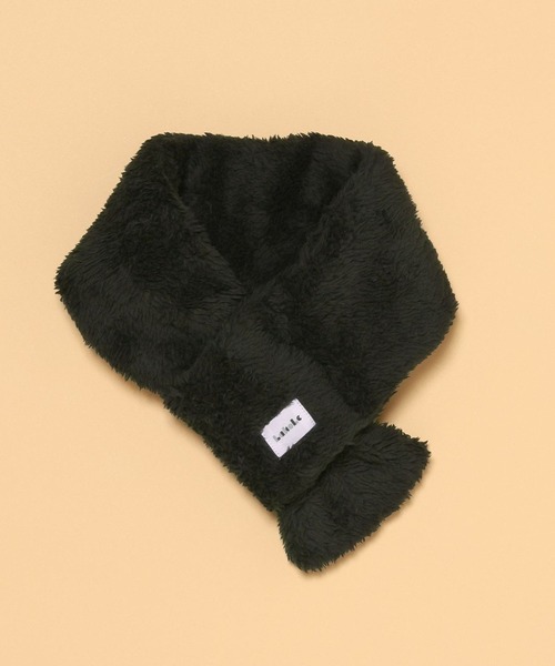 LAKOLE（ラコレ）の「【らこれキッズ】ボアマフラー / 588196（マフラー・キッズ・ブラック/ラベンダー/アイボリー・FREE）」の2枚目の写真