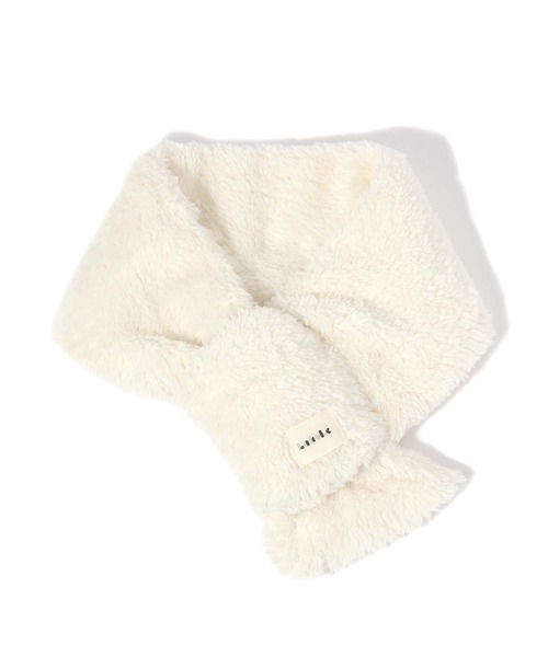 LAKOLE（ラコレ）の「【らこれキッズ】ボアマフラー / 588196（マフラー・キッズ・ブラック/ラベンダー/アイボリー・FREE）」の6枚目の写真