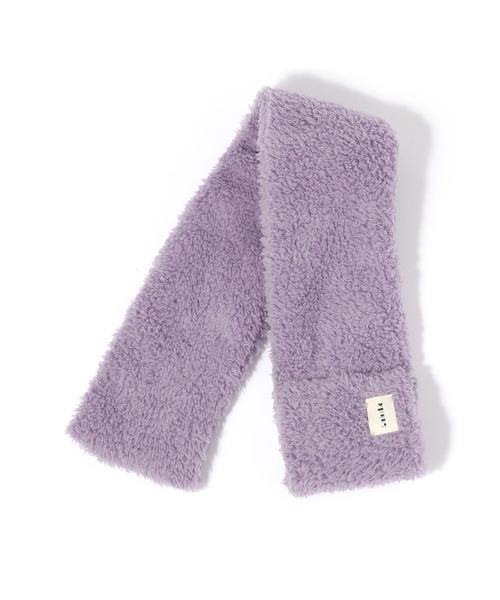 LAKOLE（ラコレ）の「【らこれキッズ】ボアマフラー / 588196（マフラー・キッズ・ブラック/ラベンダー/アイボリー・FREE）」の8枚目の写真