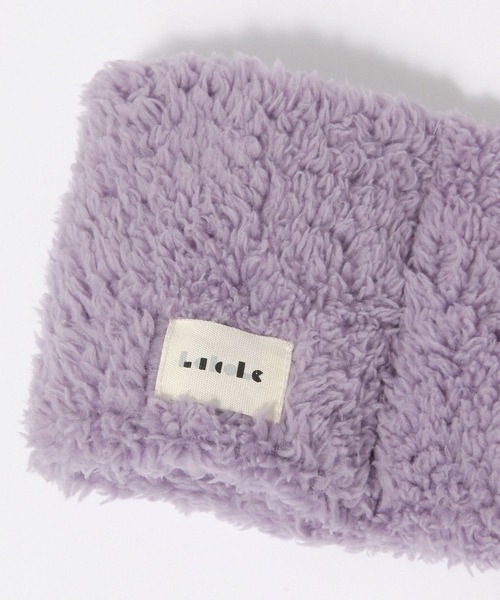 LAKOLE（ラコレ）の「【らこれキッズ】ボアマフラー / 588196（マフラー・キッズ・ブラック/ラベンダー/アイボリー・FREE）」の9枚目の写真