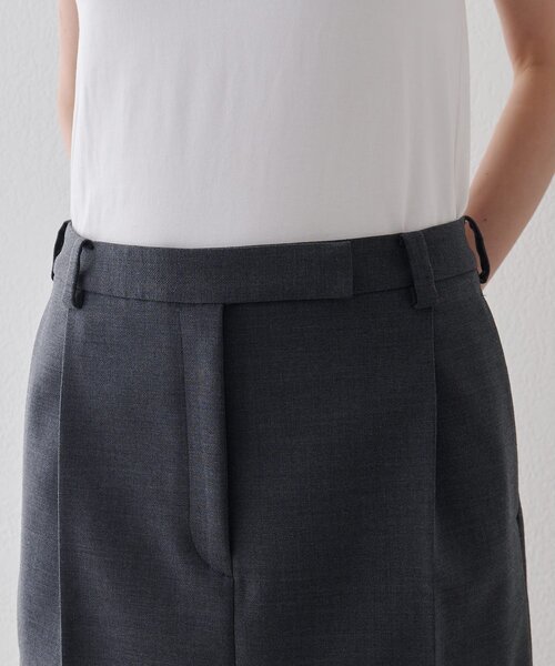 Whim Gazette（ウィムガゼット）の「タックミニスカート（スカート・レディース・グレー/ブラック・38/36）」の22枚目の写真