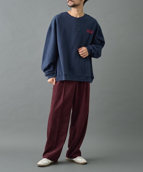 刺繍ヘンリーネックスウェット（スウェット）｜COLONY 2139