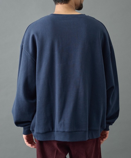 COLONY 2139（コロニートゥーワンスリーナイン）の「刺繍ヘンリーネックスウェット（スウェット・メンズ・グレー/ブラック/ネイビー・MEDIUM/LARGE）」の14枚目の写真