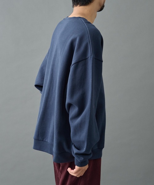 COLONY 2139（コロニートゥーワンスリーナイン）の「刺繍ヘンリーネックスウェット（スウェット・メンズ・グレー/ブラック/ネイビー・MEDIUM/LARGE）」の15枚目の写真