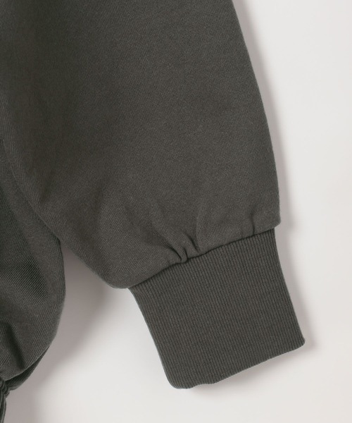 LEPSIM（レプシィム）の「バックギャザーチュニックAW　582448（Tシャツ/カットソー・レディース・ブラック/アイボリー/チャコールグレー/カーキ・FREE）」の8枚目の写真