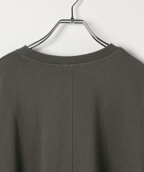 LEPSIM（レプシィム）の「バックギャザーチュニックAW　582448（Tシャツ/カットソー・レディース・ブラック/アイボリー/チャコールグレー/カーキ・FREE）」の10枚目の写真