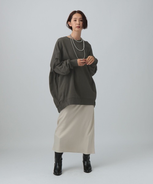 バックギャザーチュニックAW 582448（Tシャツ/カットソー）｜LEPSIM