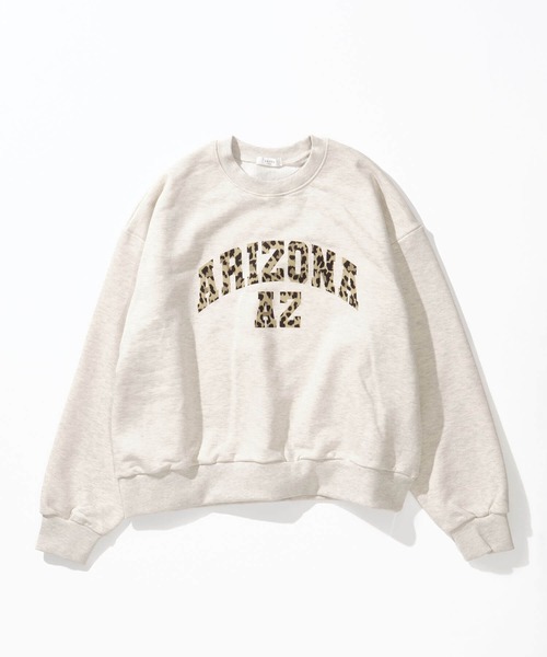 ZAKKA-BOX(ザッカボックス)の「レオパードロゴスウェット(スウェット・レディース・オートミール/ブラック・FREE)」の21枚目の写真