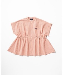 THOUSAND MILE（サウザンドマイル）の「[L's]WAIST DRAWCODE SHIRT SEERSUCKER STRIPE/ウエストドローコードシャツ シアサッカーストライプ（シャツ/ブラウス）」