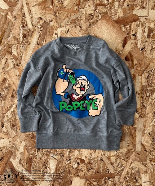 セール】POPEYE ポパイ 綿タッチ ミニ裏毛 スウェット（スウェット