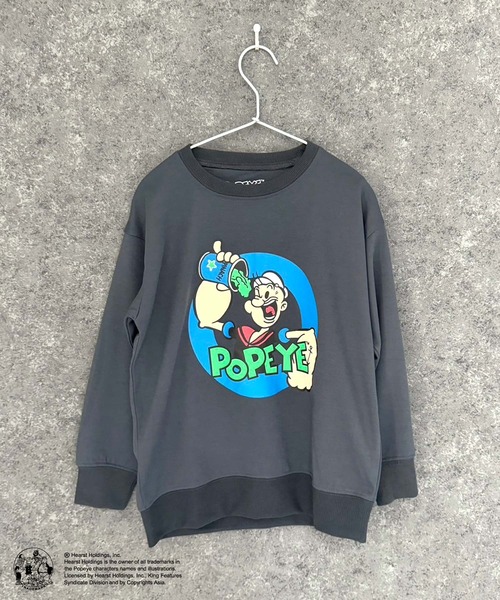 セール】POPEYE ポパイ 綿タッチ ミニ裏毛 スウェット（スウェット
