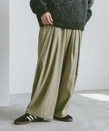 RAGEBLUE | ツータック/ベルト付きワイドスラックス(スラックス)