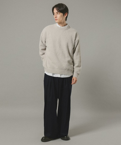 RAGEBLUE（レイジブルー）の「ツータック/ベルト付きワイドスラックス（スラックス・メンズ・ネイビー/ベージュ系その他/ブラック・MEDIUM/LARGE）」の21枚目の写真