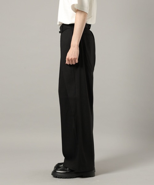 RAGEBLUE（レイジブルー）の「ツータック/ベルト付きワイドスラックス（スラックス・メンズ・ネイビー/ベージュ系その他/ブラック・MEDIUM/LARGE）」の20枚目の写真