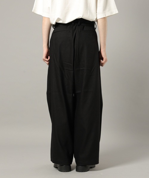 RAGEBLUE（レイジブルー）の「ツータック/ベルト付きワイドスラックス（スラックス・メンズ・ネイビー/ベージュ系その他/ブラック・MEDIUM/LARGE）」の19枚目の写真