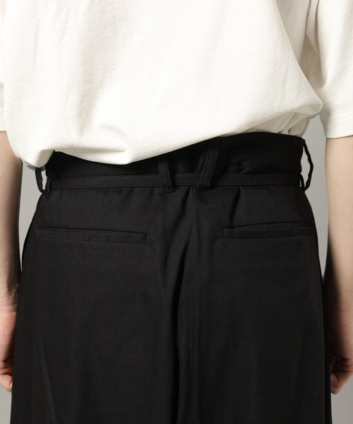 RAGEBLUE（レイジブルー）の「ツータック/ベルト付きワイドスラックス（スラックス・メンズ・ネイビー/ベージュ系その他/ブラック・MEDIUM/LARGE）」の18枚目の写真