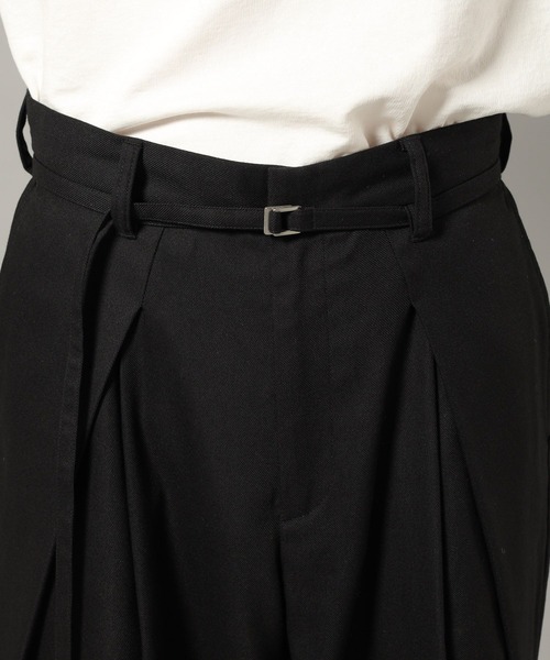 RAGEBLUE（レイジブルー）の「ツータック/ベルト付きワイドスラックス（スラックス・メンズ・ネイビー/ベージュ系その他/ブラック・MEDIUM/LARGE）」の16枚目の写真