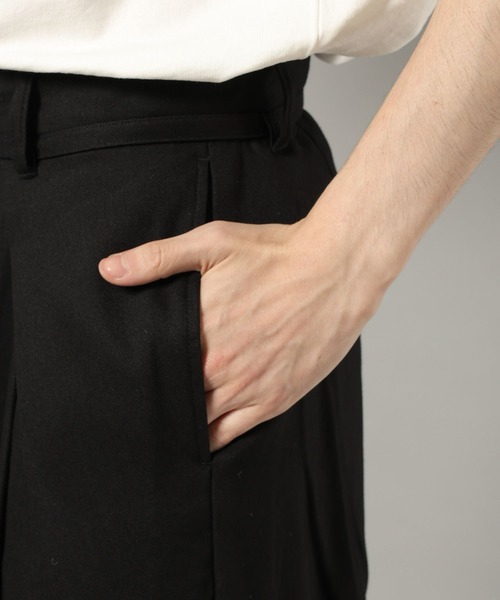 RAGEBLUE（レイジブルー）の「ツータック/ベルト付きワイドスラックス（スラックス・メンズ・ネイビー/ベージュ系その他/ブラック・MEDIUM/LARGE）」の15枚目の写真