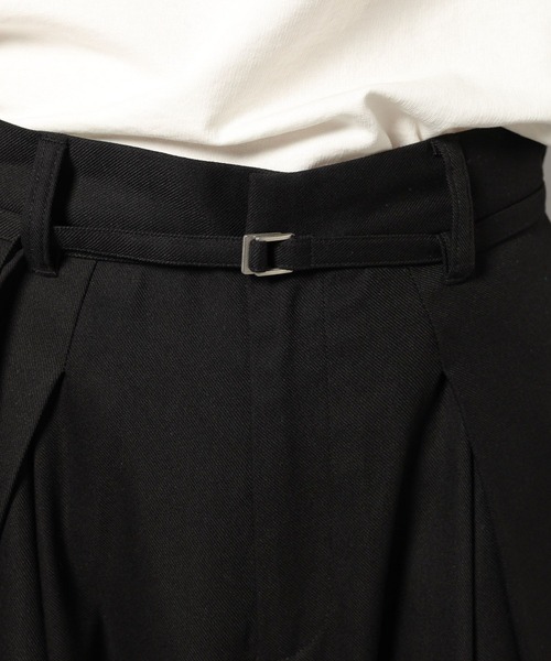 RAGEBLUE（レイジブルー）の「ツータック/ベルト付きワイドスラックス（スラックス・メンズ・ネイビー/ベージュ系その他/ブラック・MEDIUM/LARGE）」の13枚目の写真